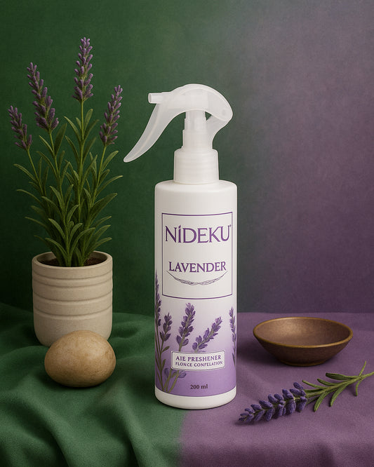 NiDEKU Lavender Air Freshener Spray 200ml – Long-Lasting Floral Scent | Instant Odour Remover for Home, Bathroom, Hotel, Office | Room Freshener & Air Neutralizer Spray